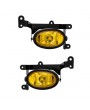For 2006-2008 Honda Civic 2Dr Coupe Yellow Bumper Fog Lights Pair & Switch Kit