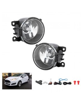 For 2014-2017 Ford Fiesta Clear Fog Driving Light Pair Lh Rh Replacement
