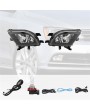 2x For 2018 Volkswagen Jetta Driving Bumper Front Fog Lights Lamps