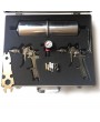 2pc HVLP Spray Gun Kit Silver